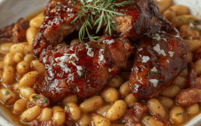 Alubias Jorge Bujanda con costilla glaseada