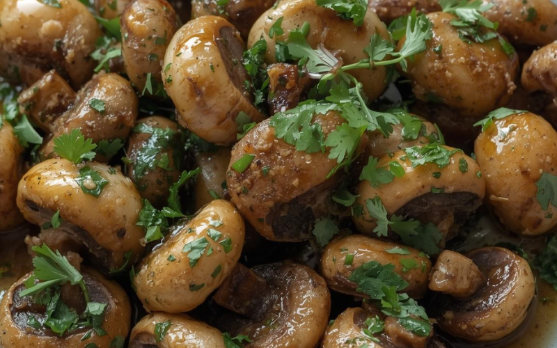 Setas al ajillo Bujanda